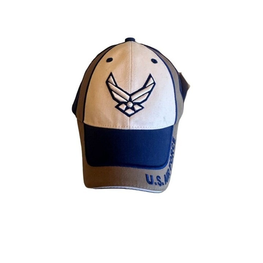Eagle Crest‎ Baseball Cap Navy US Air Force Military Embroidered Adjustable Hat
